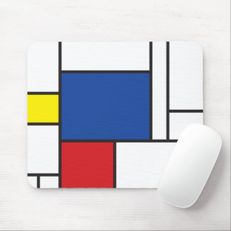Tapis De Souris Art Moderne Géométrique Minimaliste De Stijl Mondr