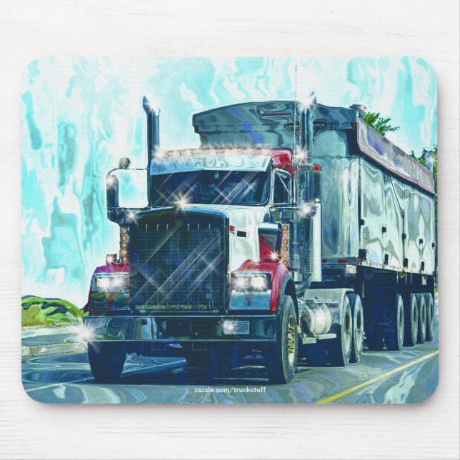 Tapis De Souris Art Mousepad de conducteurs de camion de camion de (Devant)
