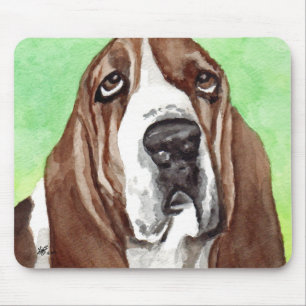 Tapis De Souris Art Mousepads de Basset Hound