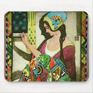 Tapis De Souris Art Nouveau Quilter – Femme de Couture Vintage