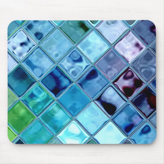 Tapis De Souris Art numérique Mousepad de mosaïque de tuile de (Devant)