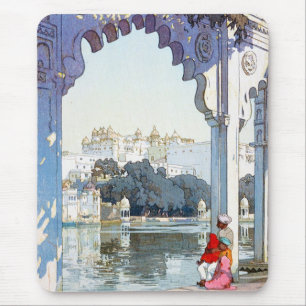 Tapis De Souris Art oriental frais de palais d'udaipur de Yoshida