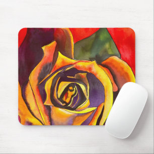 Tapis De Souris Art Rose d'or