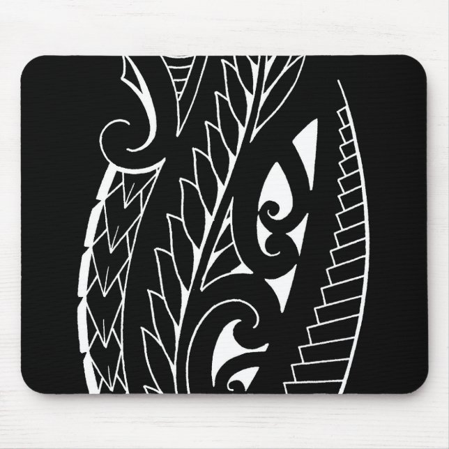 Tapis De Souris Art silverfern blanc de symbole national de la (Devant)
