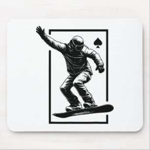 Tapis De Souris Art snowboard Snowboard Art Graphisme Streetwear