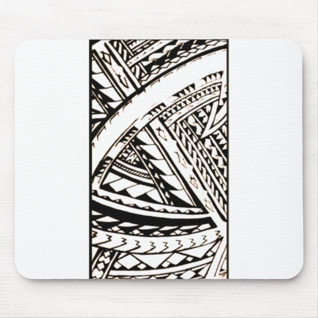 Tapis De Souris Art tribal de Fili Samoan par Sku (Devant)