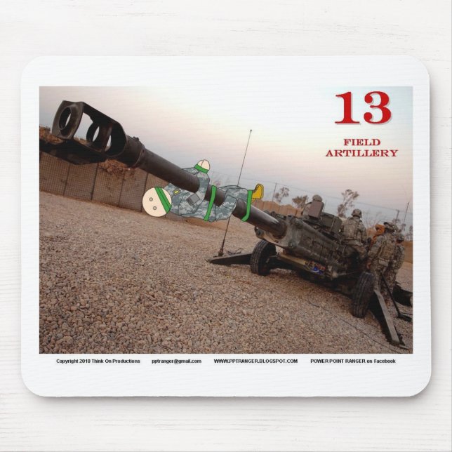 Tapis De Souris Artillerie de campagne ! (Devant)
