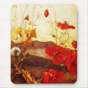 Tapis de souris Artistes célèbres 'Poppies' huile