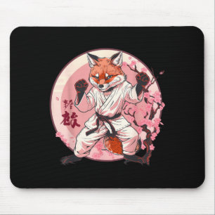 Tapis De Souris Arts Martiaux Fox Nature Kickboxing Taekwondo Judo