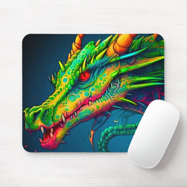 Tapis De Souris Artsy Dragon (Avec souris)