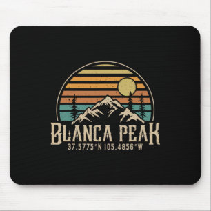 Tapis De Souris Ascension du pic Blanca Colorado Randonnée Montagn