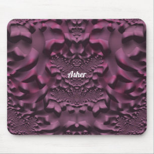 Tapis De Souris ASHER ~ 3D rose et violet de souris