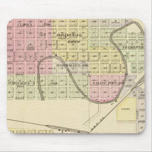 Tapis De Souris Ashland et Wahoo, Nebraska