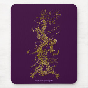 Tapis De Souris ASIAN Gold Dragon Collection