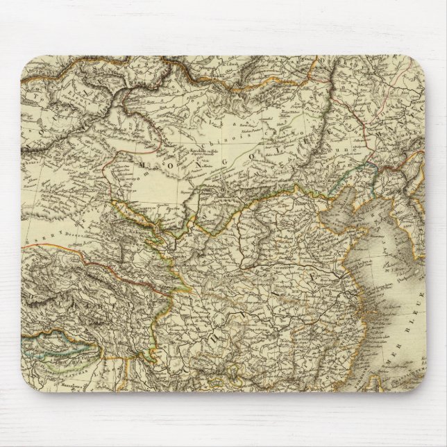 Tapis De Souris Asie de l'Est, Chine, Japon (Devant)