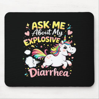Tapis De Souris Ask about explosive diarrhea funny poop meme