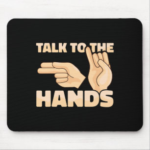 Tapis De Souris ASL Parler à la main American Sign Language 2