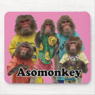 Tapis De Souris Asomonkey mouse pad version2. Asomonkeyみんなのマウスパッド2