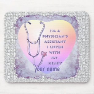 Tapis De Souris Assistant de médecin Cœur