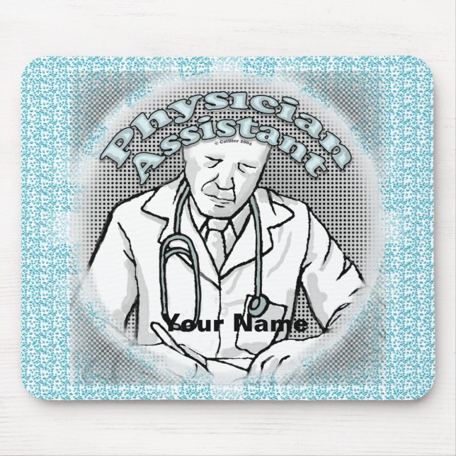 Tapis De Souris Assistant de médecin masculin (Devant)
