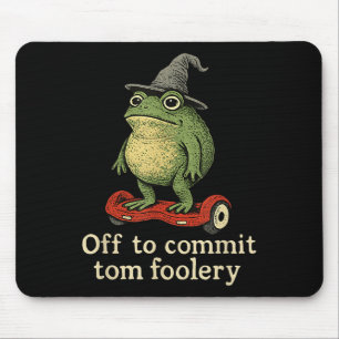Tapis De Souris Assistant Grenouille Whimsical Désactivé Pour Enga