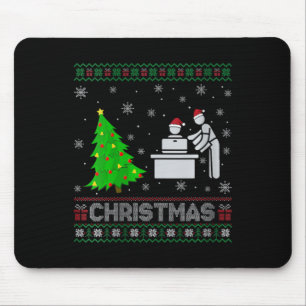 Tapis De Souris Assistant personnel femmes Xmas Arbre éclairage la