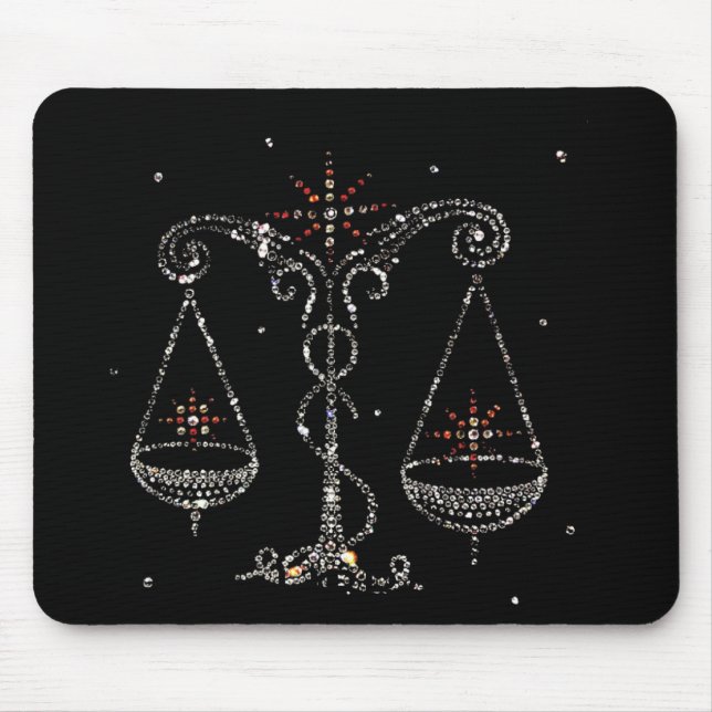 Tapis De Souris Astrologie Mousepad de Balance (Devant)