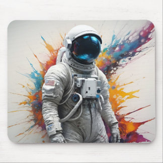 Tapis De Souris Astronaut Color Splash Mousepad