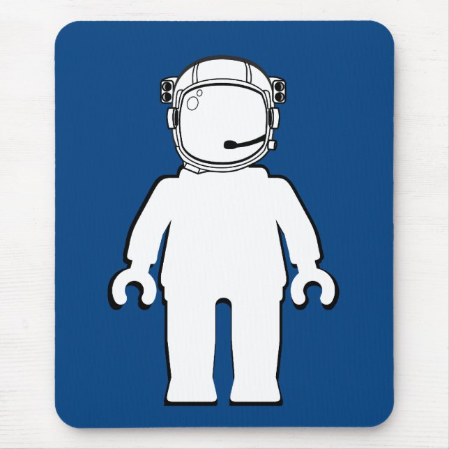 Tapis De Souris Astronaute Minifig de style de Banksy (Devant)