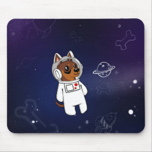 Tapis De Souris Astronaute minimum de Pin dans l'espace Mousepad