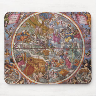 Tapis De Souris Astronomie Ancienne, Carte des Constellations Chré