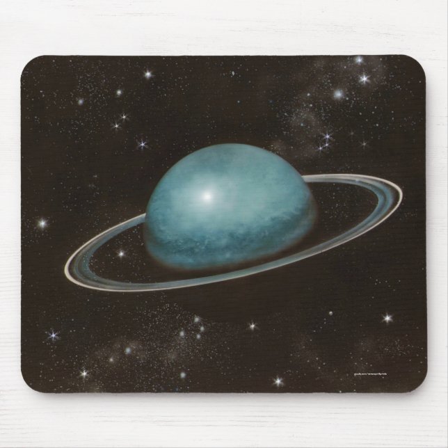Tapis De Souris Astronomie Uranus Image planétaire (Devant)