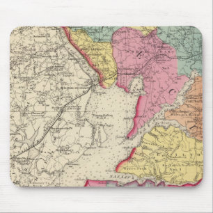Tapis De Souris Atlas topographique des comtés du Maryland 2