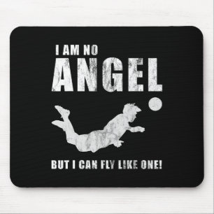 Tapis De Souris Attaquant drôle de but de football de sport Header
