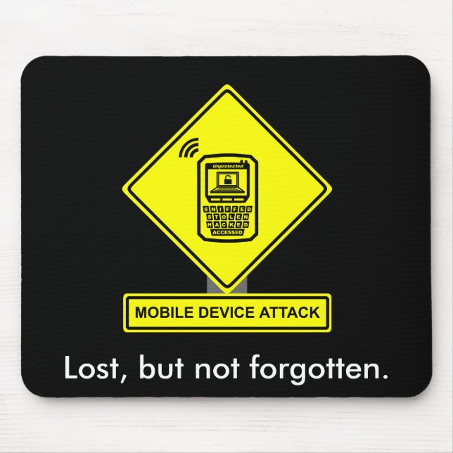 Tapis De Souris Attaque Mousepad d'appareil mobile (Devant)