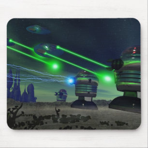 Tapis De Souris Attaque Mousepad de robot