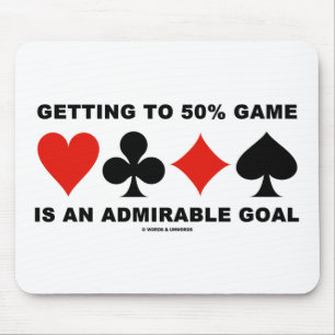 Tapis De Souris Atteindre 50% Jeu Est Un Objectif Admirable