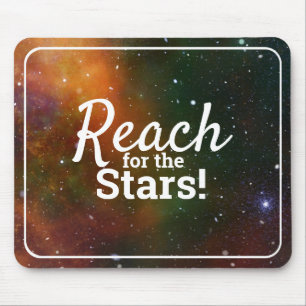 Tapis De Souris Atteindre les étoiles Encouragement Cosmos Espace
