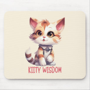 Tapis De Souris Attitude Cat Insouciante - Conception Feline Joueu