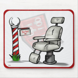 Tapis De Souris Au Barber Shop