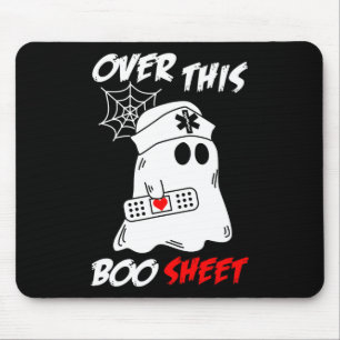 Tapis De Souris Au-Dessus De Cette Feuille De Boite Fun Ghost Nurs