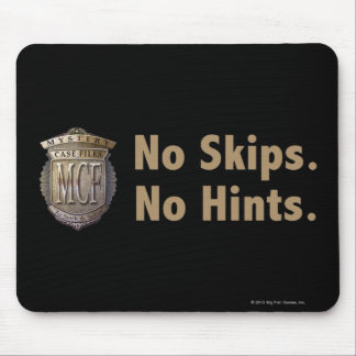 Tapis De Souris Aucuns sauts. Aucuns signes. Or
