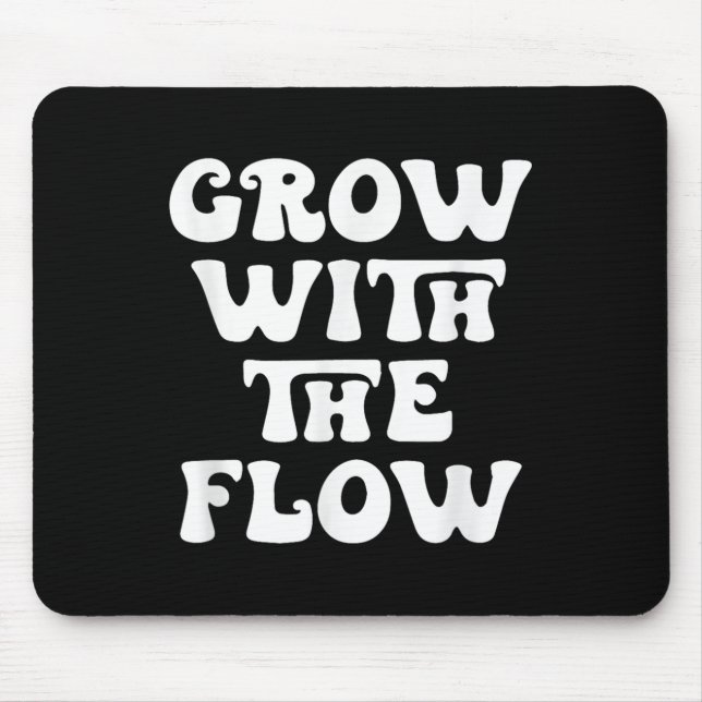 Tapis De Souris Augmenter Avec Le Devis De Motivation De Flux (Devant)