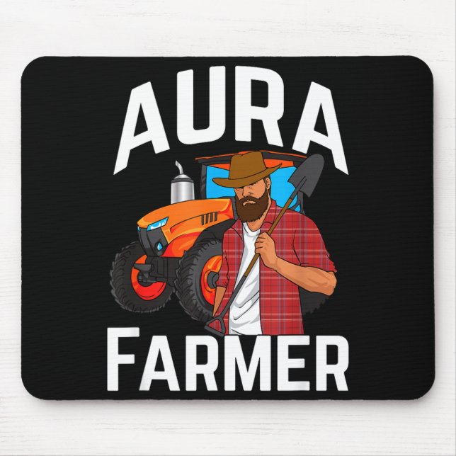 Tapis De Souris Aura Farmer Funny Meme  (Devant)