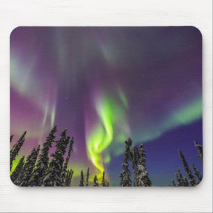 Tapis De Souris Aurore Boréale   Fairbanks, Alaska