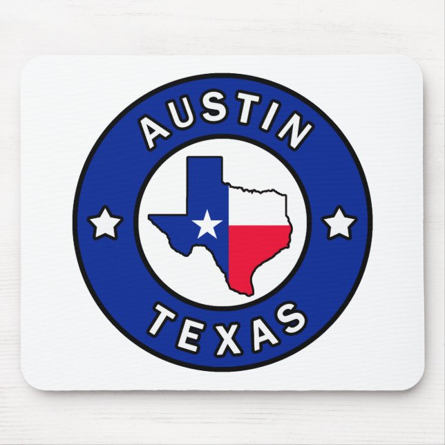 Tapis De Souris Austin Texas (Devant)