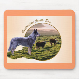 Tapis De Souris Australian Cattle Dog Art