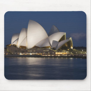 Tapis De Souris Australie, Sydney. Opéra de nuit sur