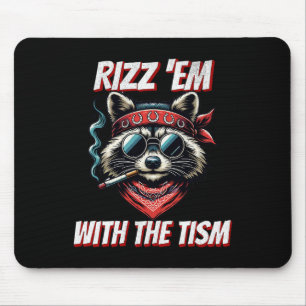 Tapis De Souris Autisme Drôle Rizz Em Avec Le Mème Tisme Autistiqu