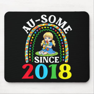 Tapis De Souris Autisme Incroyable Ausome Depuis 2018 Sensibilisat